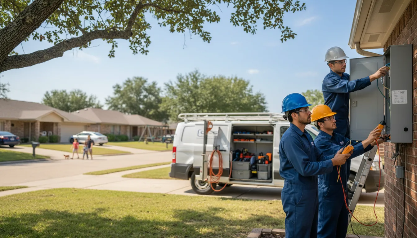 Certified electrician providing emergency electrical services in Darien, IL